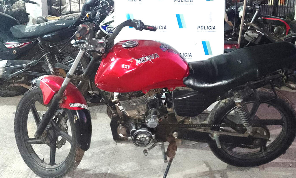 Recuperaron en Pinto, una moto que había sido sustraída en Arenaza