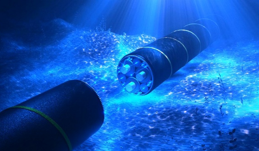 El cable submarino más largo del mundo llega a Las Toninas, en la costa atlántica
