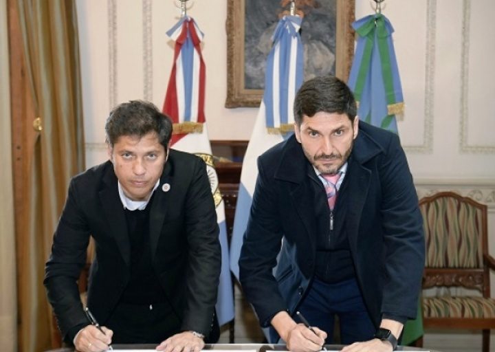 Kicillof y Pullaro firman convenio de cooperación en la lucha contra el delito complejo