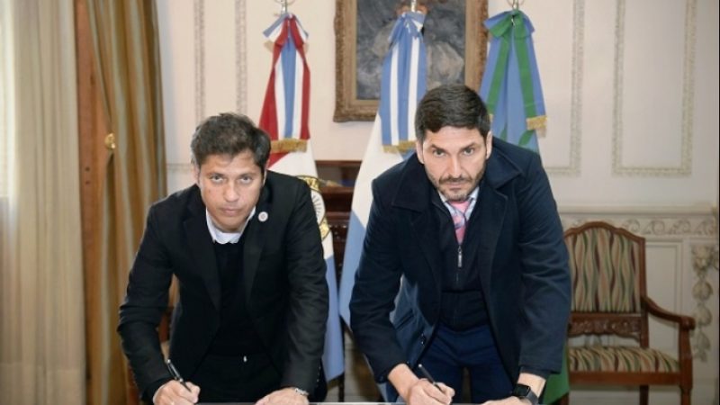 Kicillof y Pullaro firman convenio de cooperación en la lucha contra el delito complejo