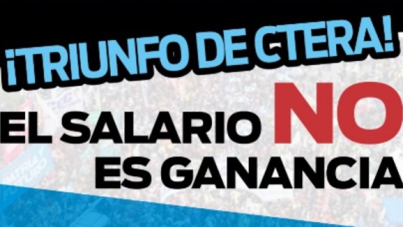 La justicia suspendió el cobro de Ganancias a los docentes