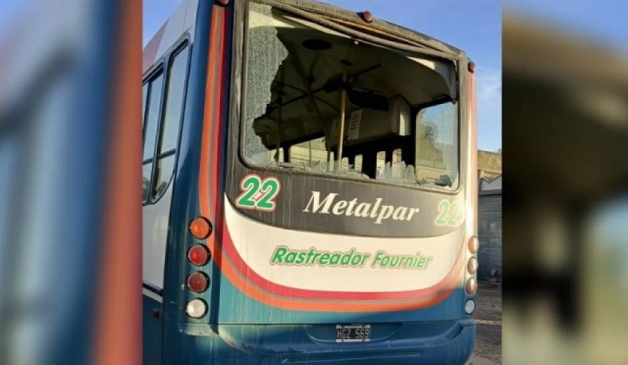 Por actos de vandalismo suspenden el servicio de transporte público en Bahía Blanca