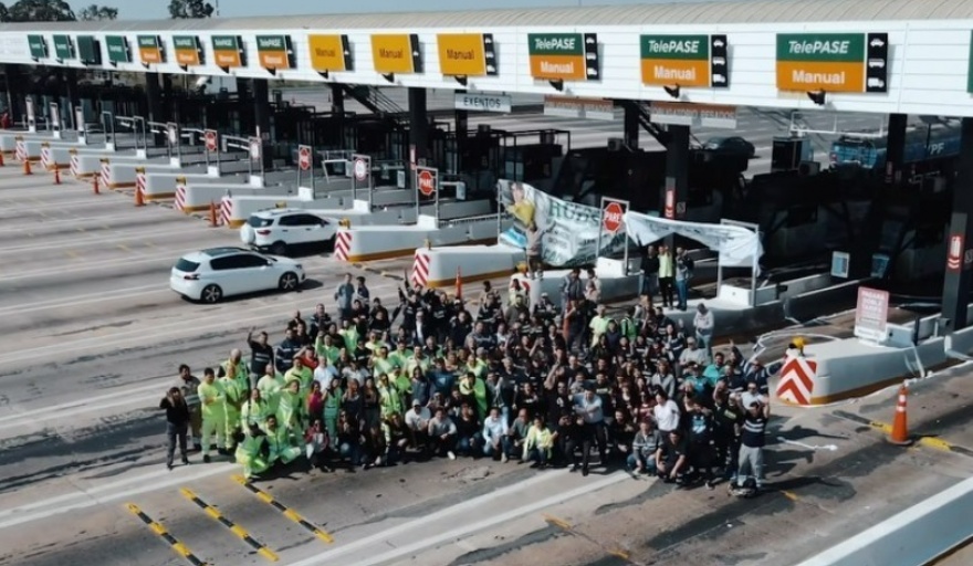 Paro en los peajes por el posible despido de trabajadores