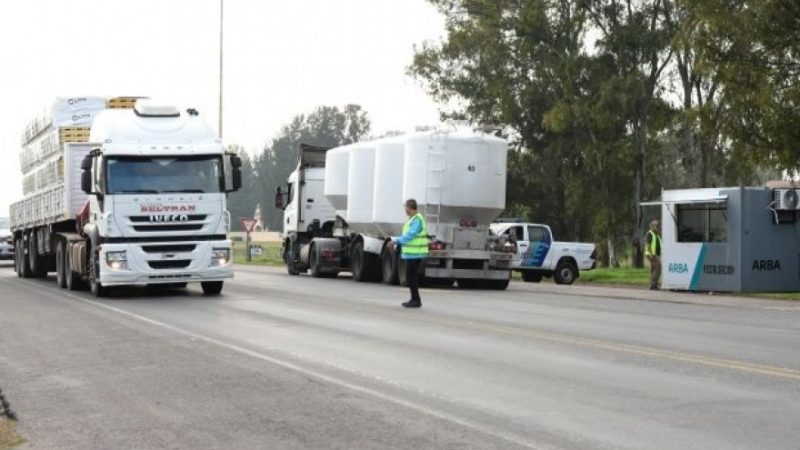 ARBA fiscaliza transportes de granos en 20 puntos estratégicos en toda la Provincia