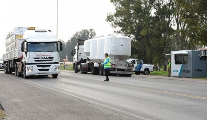 ARBA fiscaliza transportes de granos en 20 puntos estratégicos en toda la Provincia